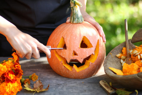 Sådan laver dit halloweengræskar | Shurgard Blog