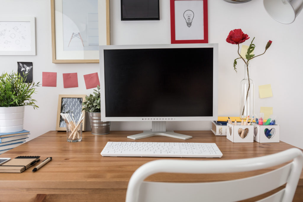 A Tidy & Inspiring Home Office